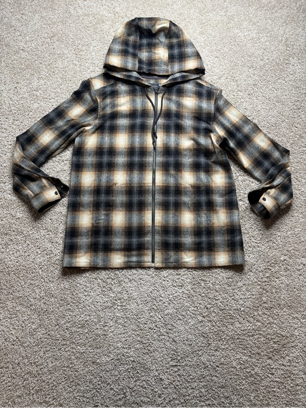 Pendleton Men’s Wool Zip Up Hoodie